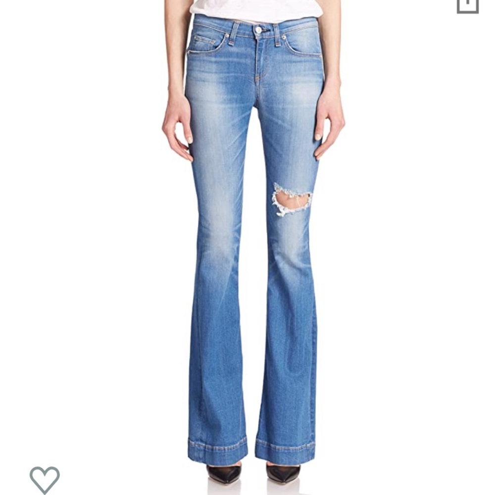 Rag and Bone High Rise Bell jeans